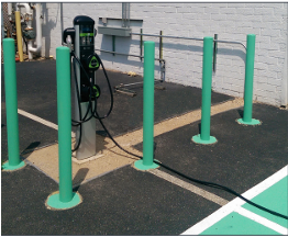Electric Vehicle Charging Station - physical damage protection - Image