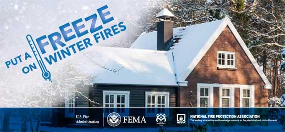 Put a Freeze on Winter Fires - Banner